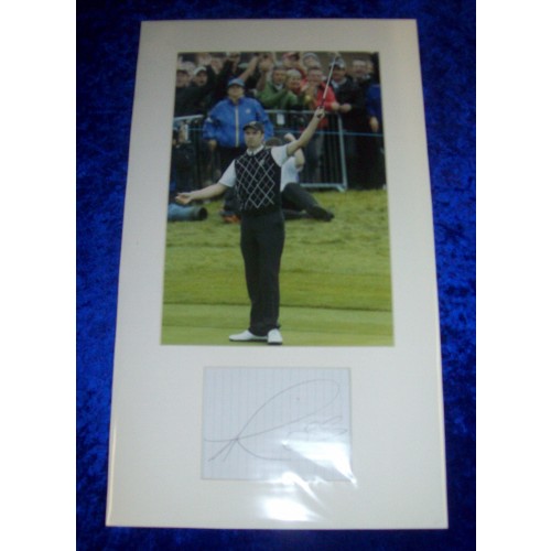 Ross Fisher Mounted Cut Signature With Photo!
